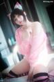 [BLUECAKE] Bambi (밤비): Naughty Cats Pink & Mint RED (145 photos) P45 No.c7d5be