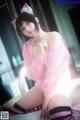 [BLUECAKE] Bambi (밤비): Naughty Cats Pink & Mint RED (145 photos) P45 No.58b6f3