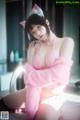 [BLUECAKE] Bambi (밤비): Naughty Cats Pink & Mint RED (145 photos) P53 No.db514c